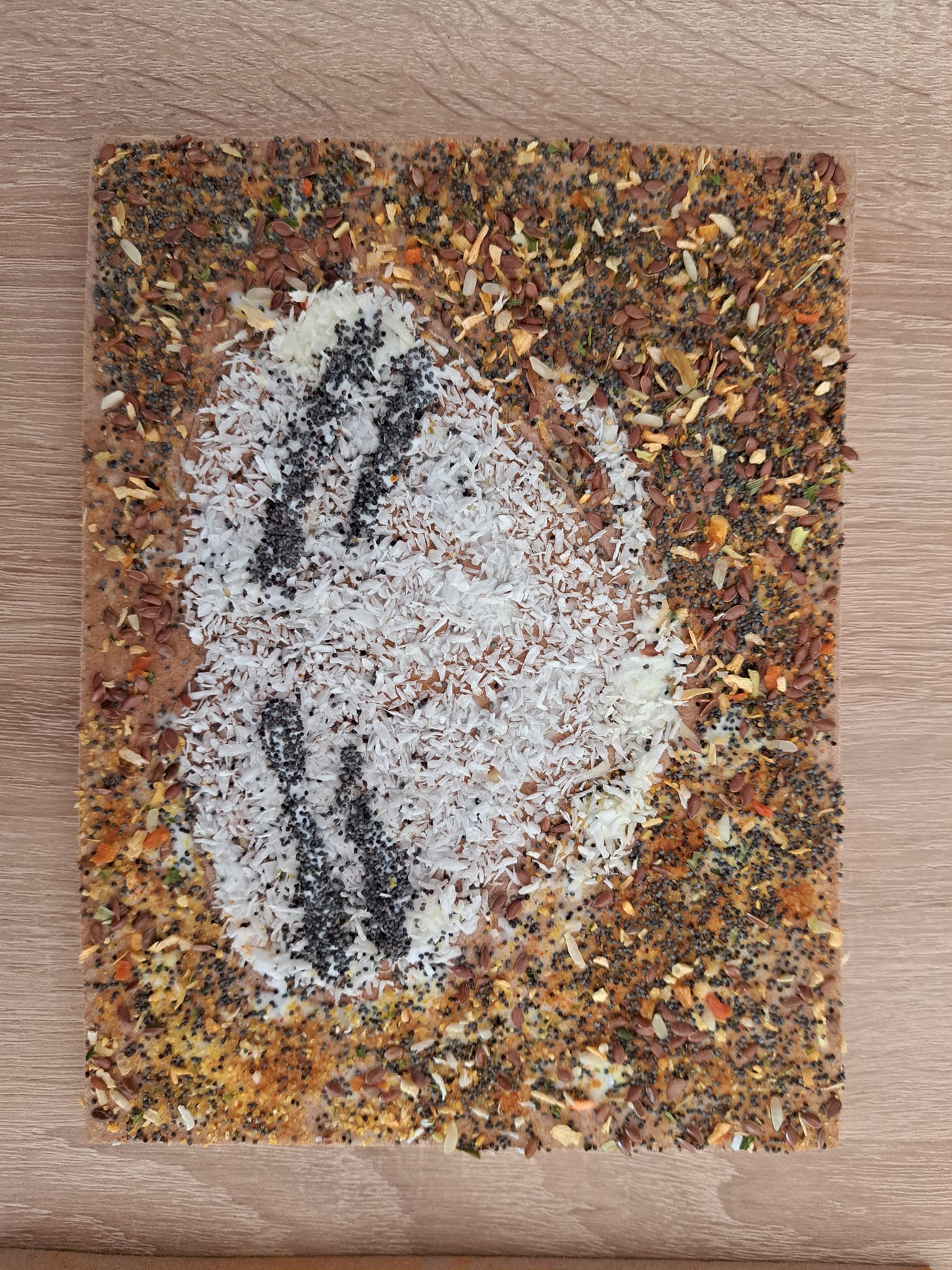 Zajęcia plastyczne - mozaiki z artykułów spożywczych